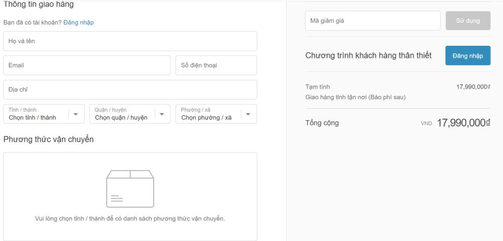 Rút gọn quy trình thanh toán