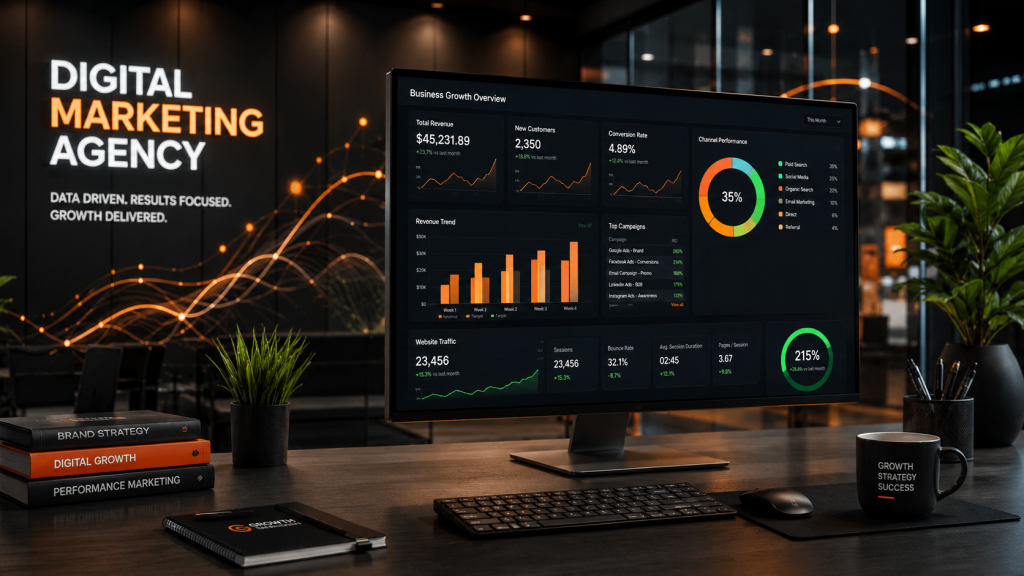 ảng chỉ số đo lường KPI phòng marketing thuê ngoài trọn gói cho doanh nghiệp - Marketing Agency VN